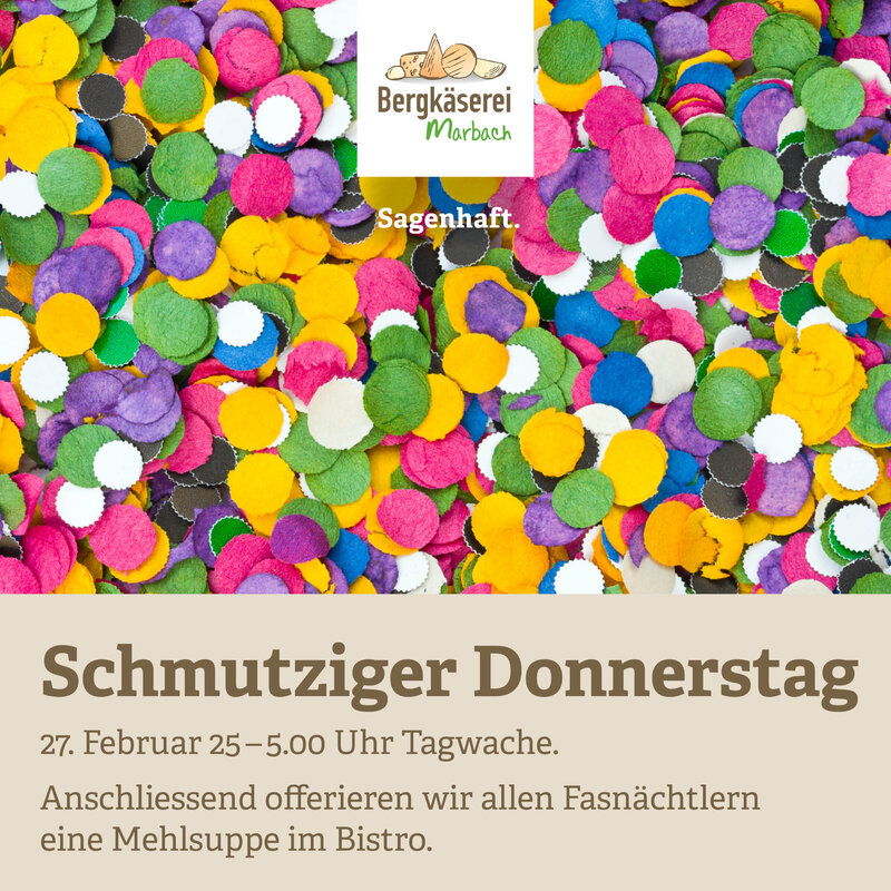 Tagwache Schmutziger Donnerstag